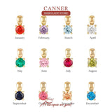 Colored Crystal 925 Sterling Silver Necklace For Women Zircon Clavicle Chain