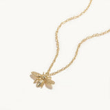 925 Silver Bee Necklace Choker For Women Clavicle Chain