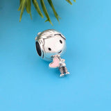 925 Sterling Silver Boy And Girl Bead For Women Wedding DIY