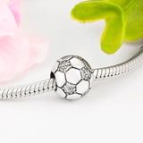 925 Silver Charm Bracelet with CZ Beads for Kids