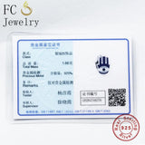 925 Silver Hand of Fatima Evil Eye Bead Berloque