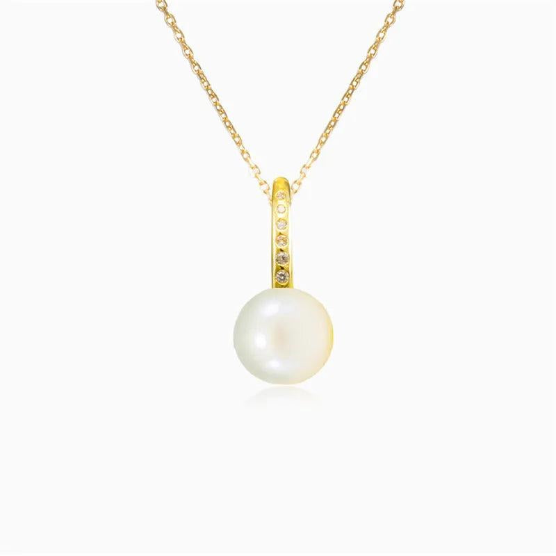 925 Silver Pearl Necklace for Women