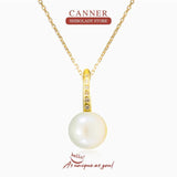 925 Silver Pearl Necklace for Women