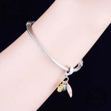 925 Silver Evil Eye Hamsa Hand Bead Pan Charms