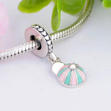 925 Sterling Silver Enamel Hat Cap Bead Pendant