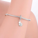925 Sterling Silver Enamel Hat Cap Bead Pendant