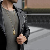 Stainless Steel Man Jewelry Charm Men Pendant Necklace