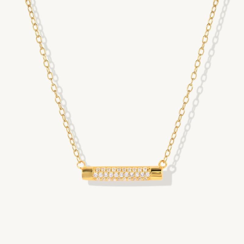 925 Silver Diamond Necklace for Women with Choker Chain