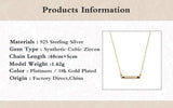925 Silver Diamond Necklace for Women with Choker Chain