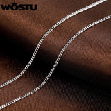 925 Silver Link Chains Necklace for Pendant Charm S925 Gift