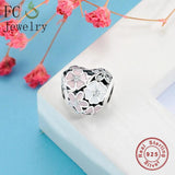 925 Silver Spring Flower Beads for Bracelet Making