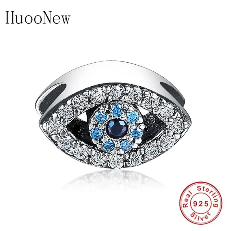 925 Silver Evil Eye Zircon Charm Bracelet