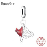 925 Silver Couple Boy Girl Love Kiss Hug Bead Bracelet Charm