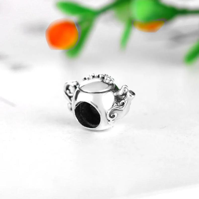 925 Silver MiniPot Charms Beads for DIY Jewelry Making