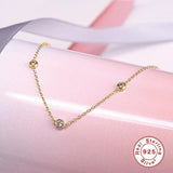 Vintage Multilayer Chain Necklace Sterling Silver Beads Choker Collar
