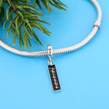 925 Sterling Silver Enamel Dangle Charms Beads for Bracelet Necklace