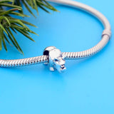 925 Silver Rhinoceros Charm Bead for Bracelet