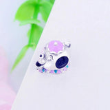 Teapot Charms Enamel Sterling Silver Beads