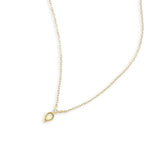 Sterling Silver Opal Chain Necklace for Women Choker Jewelry