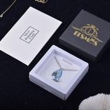 Labradorite Crystal Necklace 14K Plated Natural Gemstone Boho Necklace