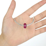 925 Silver Zircon Charms Bead for Bracelets DIY Jewelry