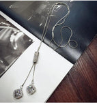 Crystal Austrian 925 Silver Necklace for Women