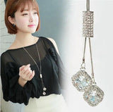 Crystal Austrian 925 Silver Necklace for Women