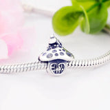 925 Silver Frog Mushroom Treasure Heart Window Bead for Pan Charm Bracelet