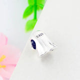 925 Silver Chunky Ghost Bead Pan Charm Bracelet