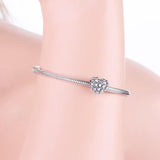 925 Silver Heart Beat Bubble Bead for Pan Bracelet