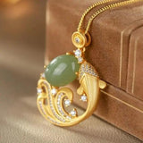 Tian Qingyu Koi Pendant Necklace Women's Jewelry