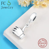 925 Sterling Silver Pan Charms Jewelry Set