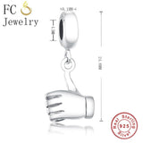 925 Sterling Silver Pan Charms Jewelry Set