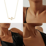 S925 Silver Diamond Snake Pendant Necklace for Women