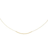 925 Sterling Silver Tube Necklace Long Chain Collier