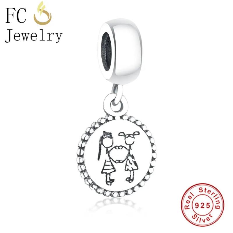 925 Silver Ballerina Dance Charm Bracelet Beads Kit
