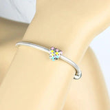 925 Silver Enamel Heart Bead for Pan Charm Bracelet