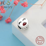 Sterling Silver Face Emotion Charm Bracelet Bangle for Kids