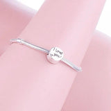 925 Silver Heart Zirconia Bead for Pan Charm Bracelet Women