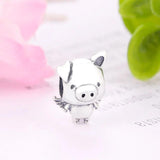 925 Silver Pippo The Flying Piglet Bead for Charm Bracelet