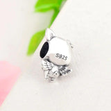 925 Silver Pippo The Flying Piglet Bead for Charm Bracelet