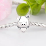 925 Silver Pippo The Flying Piglet Bead for Charm Bracelet