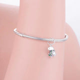 925 Silver Rock Punk Dinosaur Tie Guitar Music Bead Pan Charm Bracelet