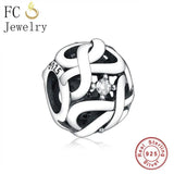 925 Silver Mom Infinity Bracelet Charms Spring Women Jewelry