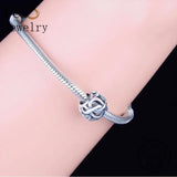925 Silver Mom Infinity Bracelet Charms Spring Women Jewelry