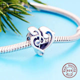 925 Sterling Silver Music Note Dance Charm Bracelet Bead