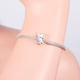 925 Silver Dinosaur Bead for Charm Bracelet
