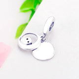 Mom Baby Owl Eye Star Sky Bead Pendant 925 Silver Charm Bracelet Making