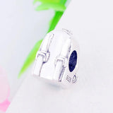 Travel Backpack Bag Fit Pan Charm Bracelet 925 Sterling Silver