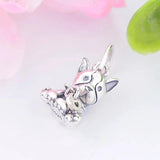 Labrador Bulldog Puggy Food Cake Fit Pan Charm Bracelet
